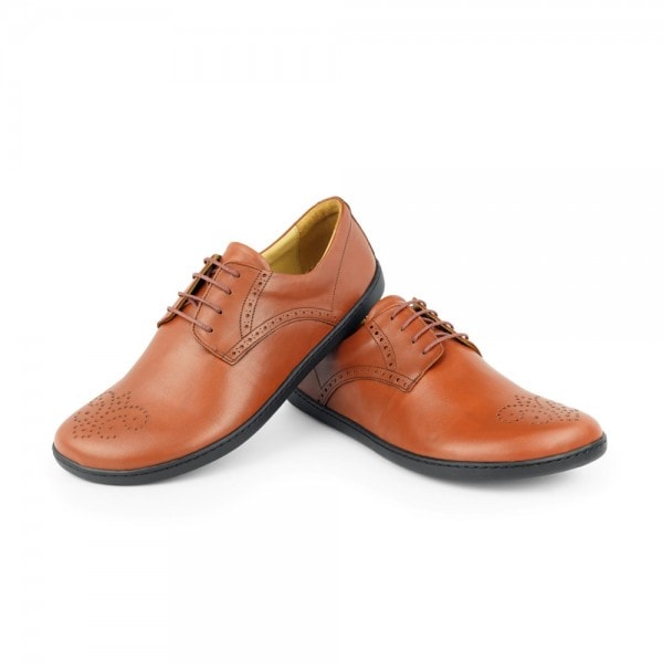 PEAQ Brogue Cognac Shoes