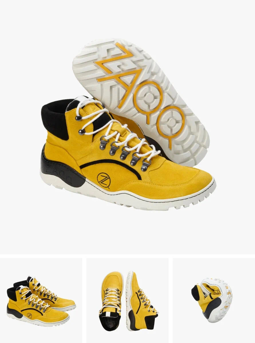 Zaqq Terraq Yellow Waterproof Boots