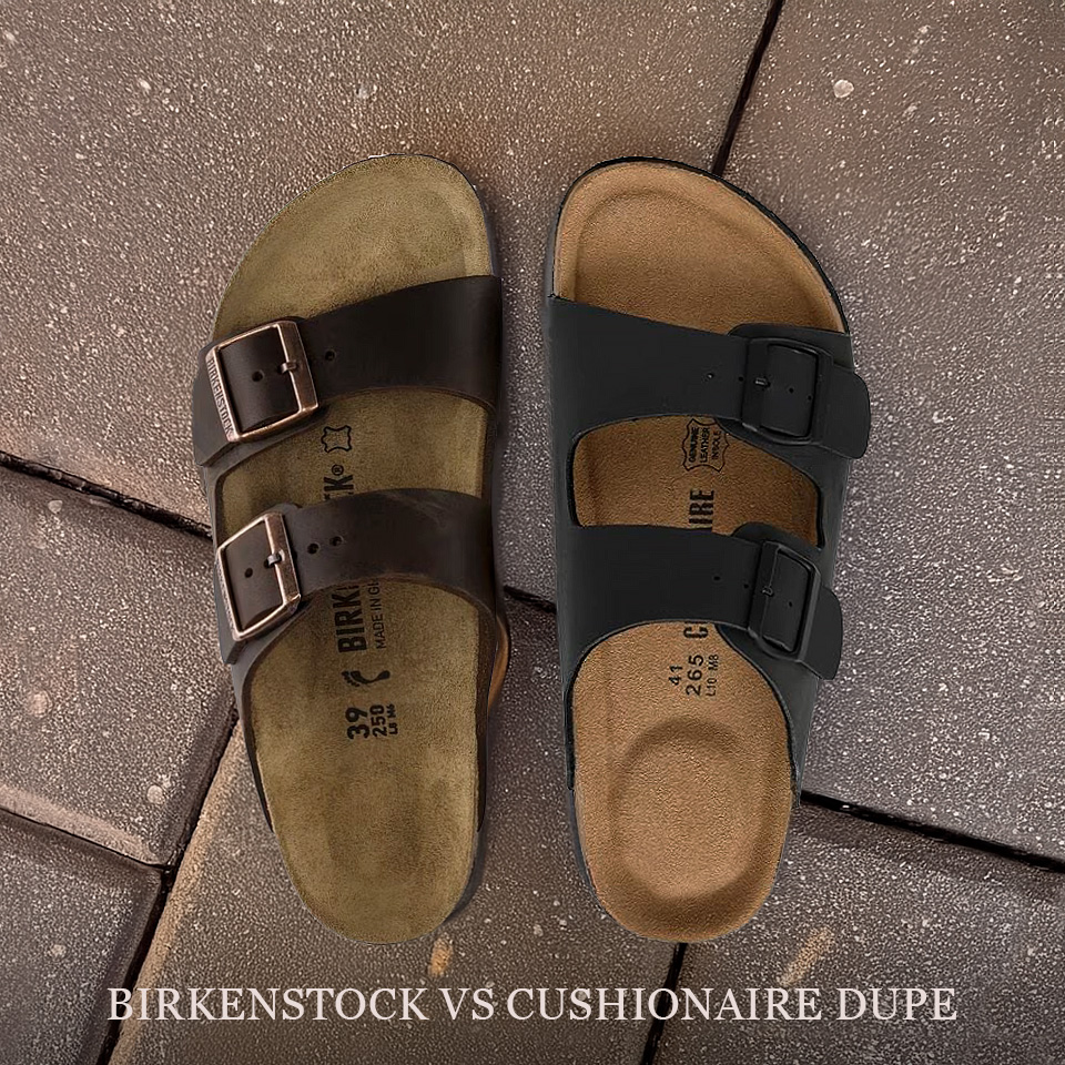 Birkenstock Sandals and CUSHIONAIRE Dupe
