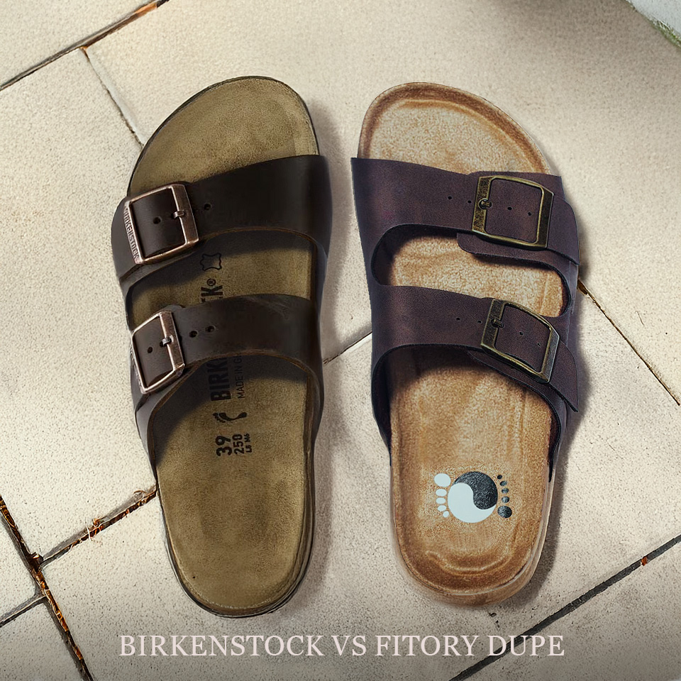 Birkenstock Sandals and FITORY Dupe