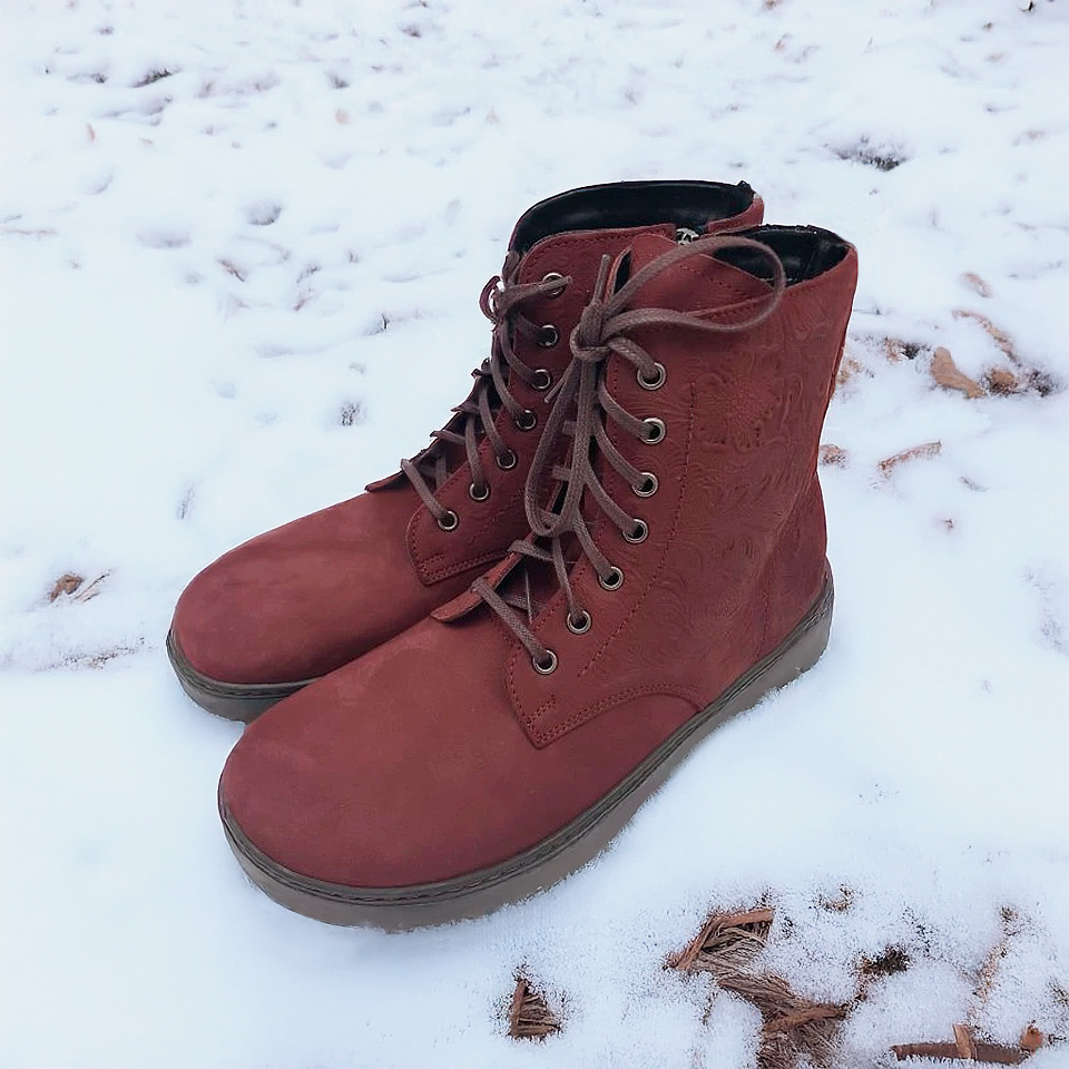 Peerko Go Maroon Peerko Go Maroon Barefoot Winter Boots