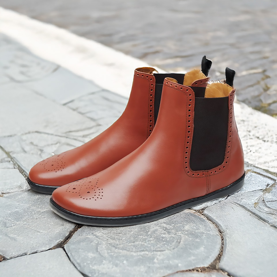 zaqqequity-bro-andere Zaqq Equity Brogue Boots With Wide Toe Box
