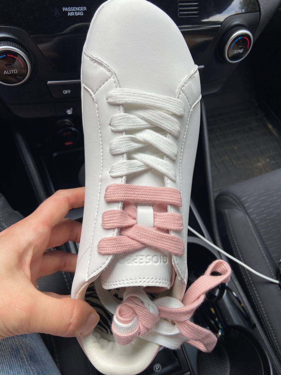 Gioseppo Leather Sneakers Top View